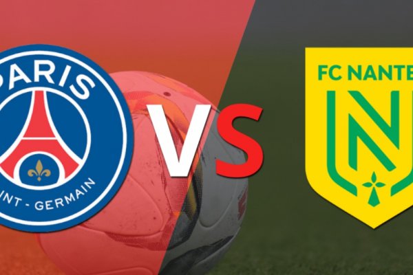 Comienza el juego entre PSG y Nantes en el Parque de los Príncipes