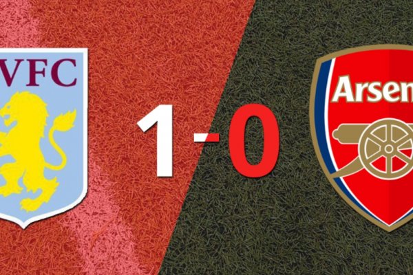 Apretada victoria de Aston Villa frente a Arsenal