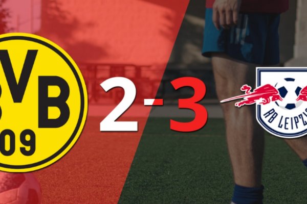 RB Leipzig superó a Borussia Dortmund por la mínima diferencia