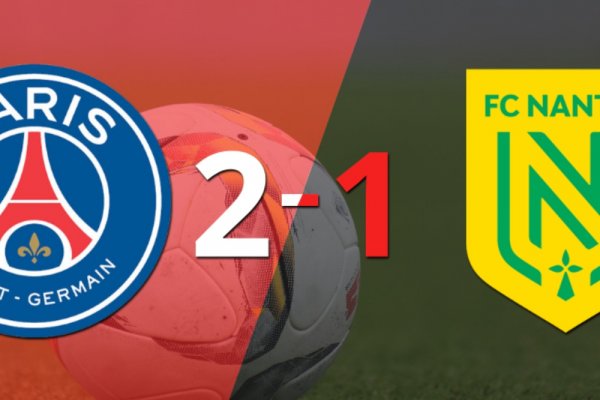 Nantes cayó 2-1 en su visita a PSG