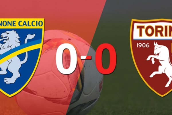 No hubo goles en el empate entre Frosinone y Torino