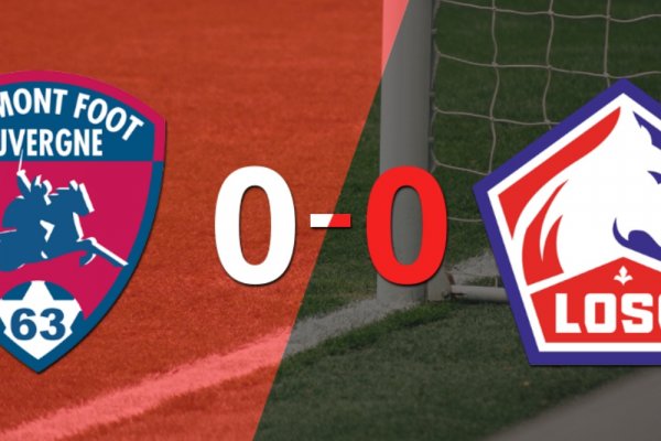 Clermont Foot y Lille terminaron sin goles