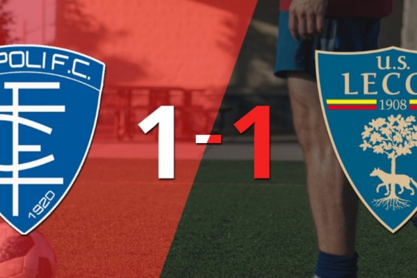 Empoli y Lecce empataron 1 a 1