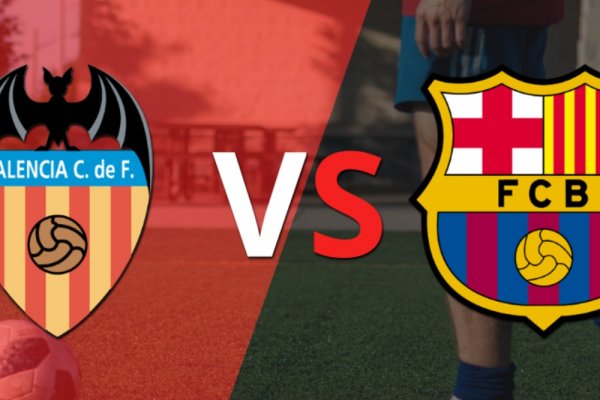 Valencia se enfrenta ante la visita Barcelona por la fecha 17