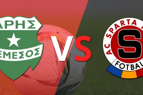 Sparta Praga avanza en el marcador 2-0 sobre Aris Limassol