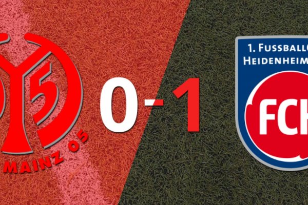 Heidenheim se quedó con el triunfo en una difícil visita a Mainz