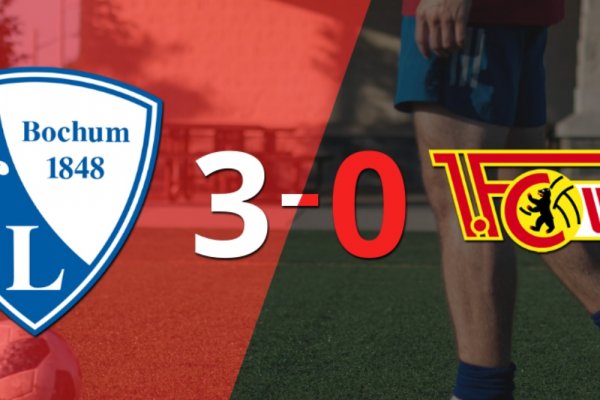 Unión Berlín se fue goleado 3-0 en su visita a Bochum