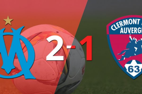 Clermont Foot cayó 2-1 en su visita a Olympique de Marsella