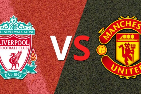 Liverpool y Manchester United empatan 0-0 al final del primer tiempo