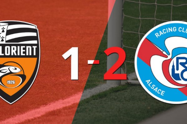 RC Strasbourg superó 2-1 a Lorient como visitante