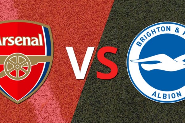 Pitazo inicial para el duelo entre Arsenal y Brighton and Hove