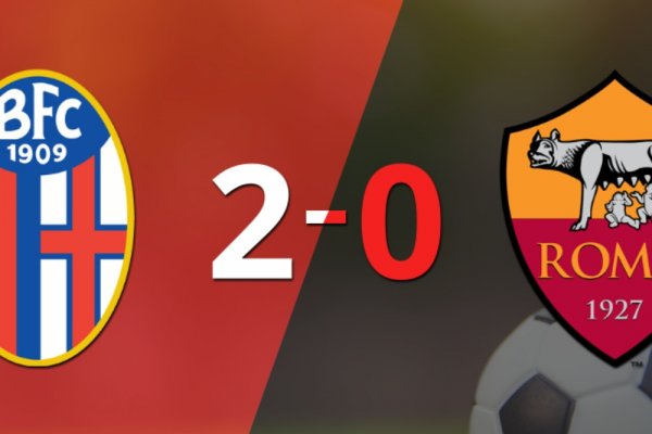 En su casa, Bologna le ganó a Roma por 2-0