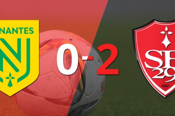 Con dos tantos, Stade Brestois derrotó a Nantes en su casa