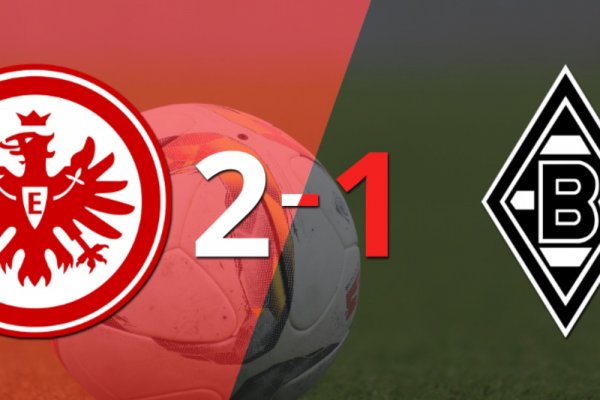 B. Mönchengladbach cayó 2-1 en su visita a Eintracht Frankfurt