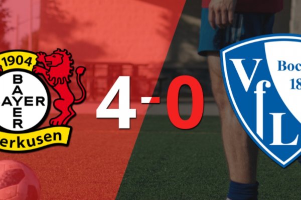 Bayer Leverkusen aplastó a Bochum con hat-trick de Patrik Schick