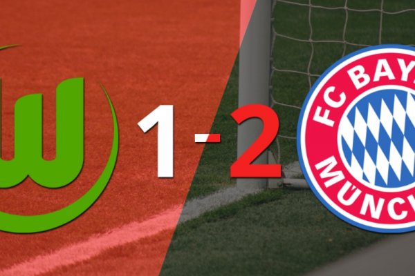 Bayern Múnich superó 2-1 a Wolfsburgo como visitante