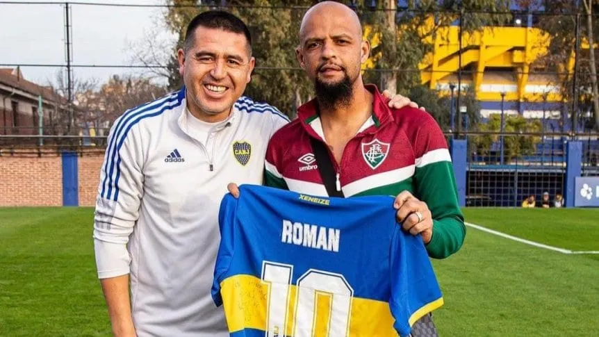 Felipe Melo reveló qué le dijo Riquelme tras la final de la Copa Libertadores