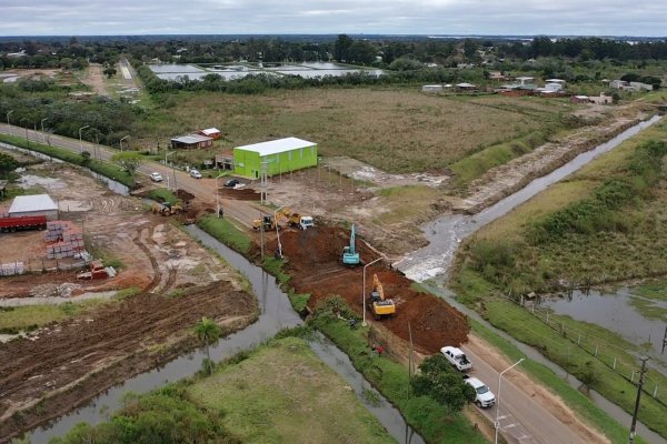 Valdés en su pueblo, reclamos por obras en el acceso a Ituzaingó