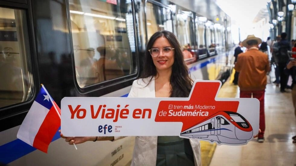 Inaugura el primer tren bala en Chile