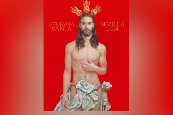 Polémica por imagen de Jesucristo en cartel de Semana Santa en Sevilla