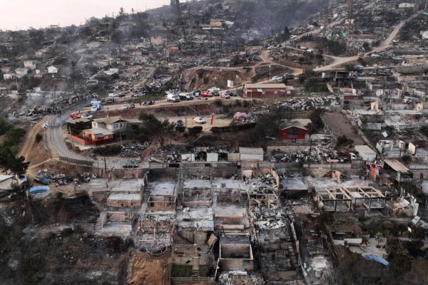 Imágenes satelitales muestran la destrucción de los incendios forestales en Chile