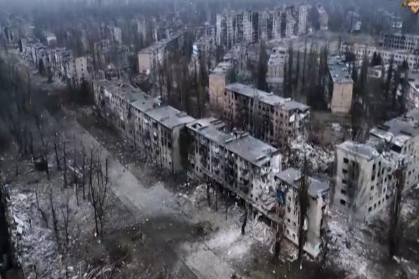 Un video muestra los últimos momentos de la defensa de Ucrania en Avdiivka