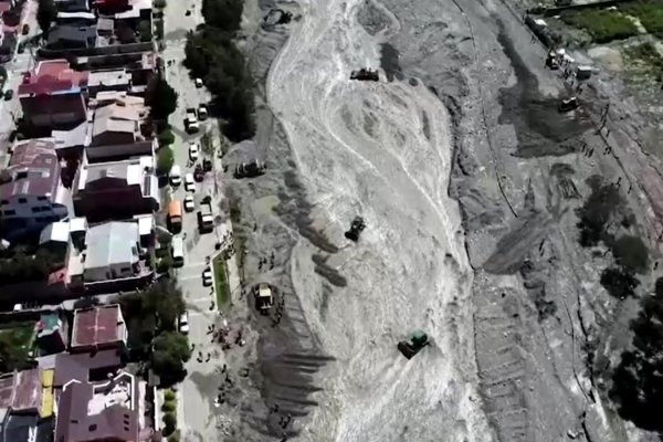 Así quedó La Paz tras las fuertes inundaciones en Bolivia