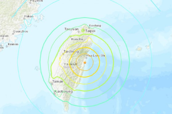 Sismo de magnitud 7,4 sacude la costa este de Taiwán, reporta USGS: hay alertas de tsunami