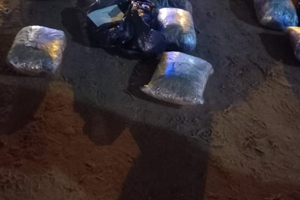 La Policía secuestró un automóvil conteniendo en su interior, paquetes de cogollos de marihuana