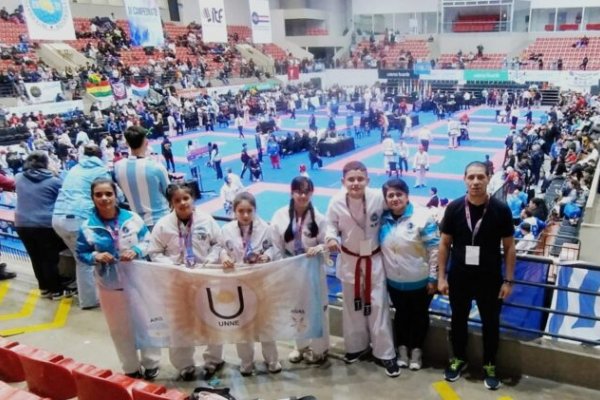 Correntinos brillaron en el Sudamericano de Taekwondo