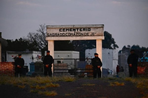 Caso Loan: nuevo operativo en el cementerio de 9 de Julio