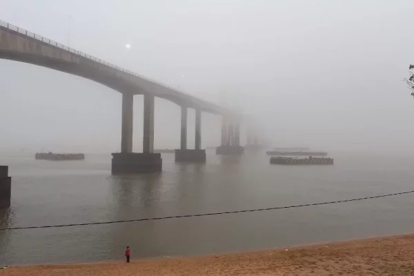 Corrientes amaneció con niebla y humedad del 98 por ciento
