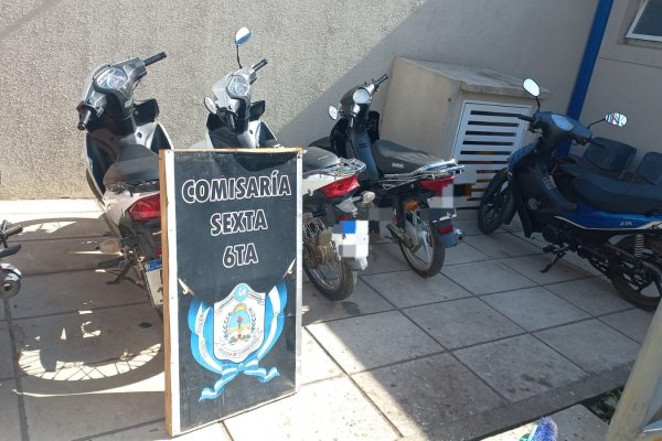 La Policía secuestró seis motocicletas por falta de documentaciones
