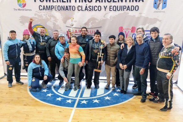 Pesistas correntinos en el Campeonato Argentino de Potencia
