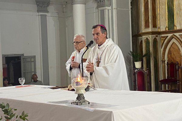 En el Día Internacional contra la Trata, el obispo pidió por la aparición de Loan Peña