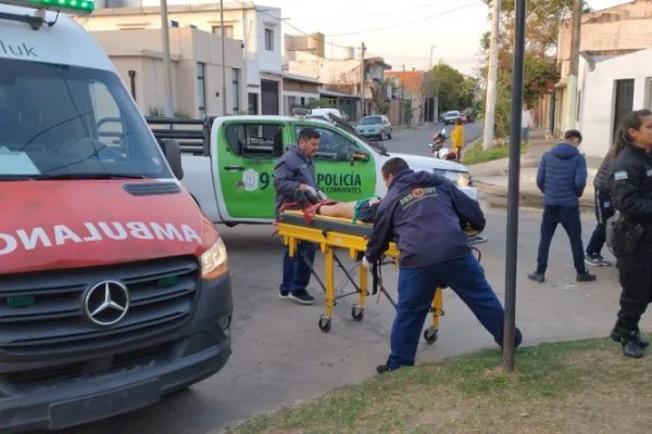 Una menor herida tras siniestro vial en Corrientes