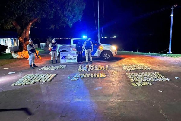 Bruma guaraní: Prefectura secuestró casi 280 kilos de drogas en Corrientes y Misiones