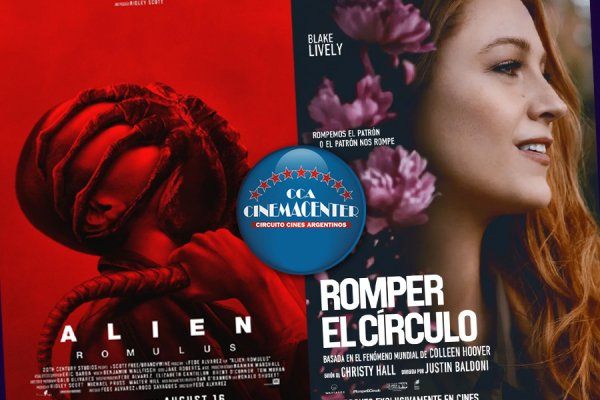 Este jueves se estrena: Alien: Romulus y Romper el círculo  en Cinemacenter Corrientes