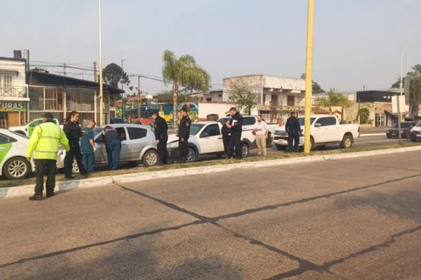 Choque en cadena en la avenida Pedro Ferré