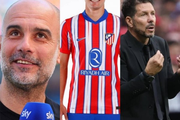 Julián Álvarez comparó a Pep Guardiola con el Cholo Simeone