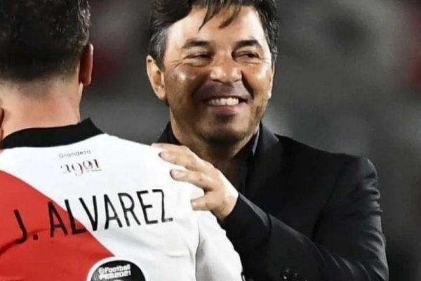 Julián Álvarez se acordó de Marcelo Gallardo en su presentación con el Atlético de Madrid