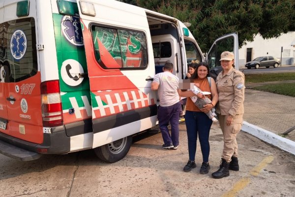 MILAGRO! Una suboficial de Prefectura salvó la vida de un bebé