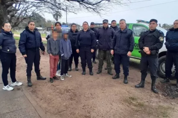 Esquina: encontraron a los dos hermanos que estaban extraviados