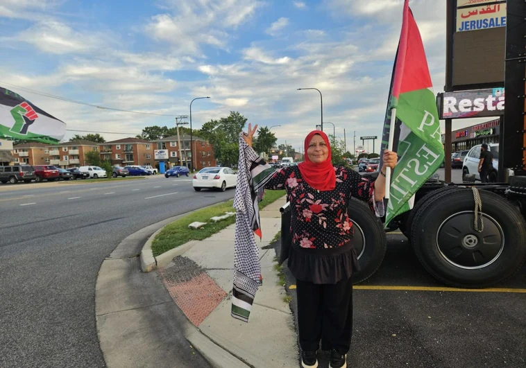 Rechazo a Kamala en la pequeña Palestina de Chicago: «Hemos perdido la esperanza sobre Gaza»