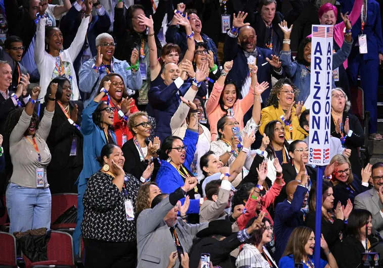 ¿Dónde estaban los hispanos en la convención demócrata?