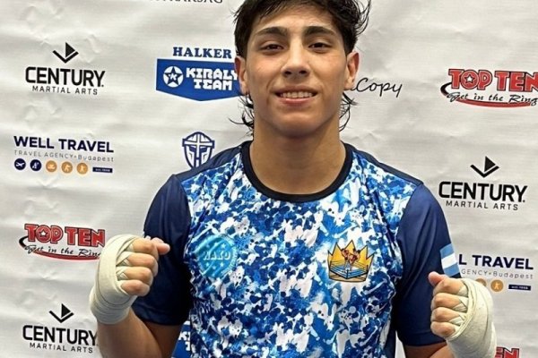 El correntino Jeremías Barrios afrontó su primera experiencia en un Mundial de Kickboxing