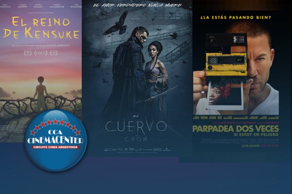 Cinemacenter: Parpadea dos veces, El cuervo, El Reino de Kensuke llegan esta semana