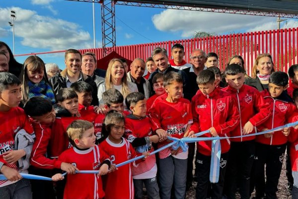 Zdero inauguró obras en el Club Sportivo Gancedo