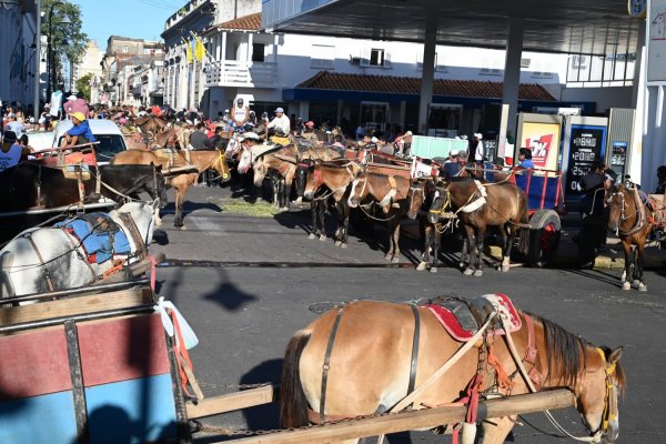 Corrientes: incidentes en una nueva marcha de carreros