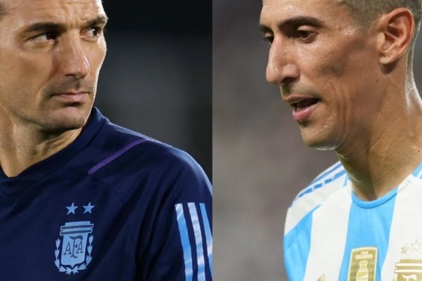 Scaloni explicó por qué Di María no juega vs. Chile: 